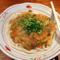 吉柳の和風カレーうどん